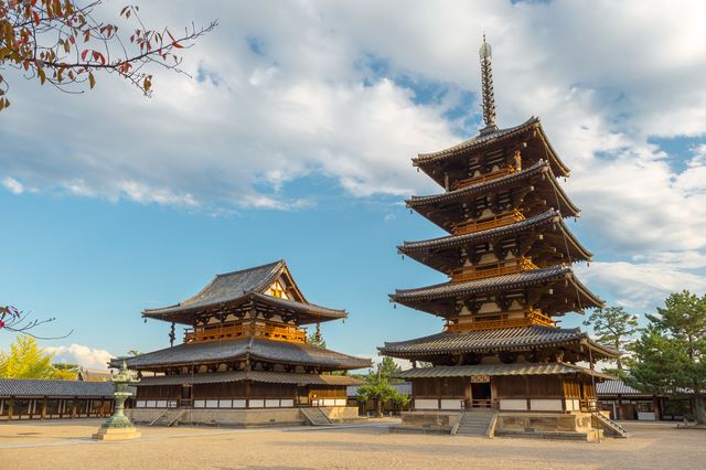 飛鳥時代の代表寺、法隆寺